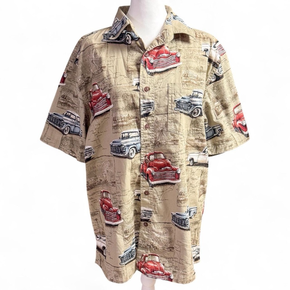 North River Vintage Car Print Men's Shirt